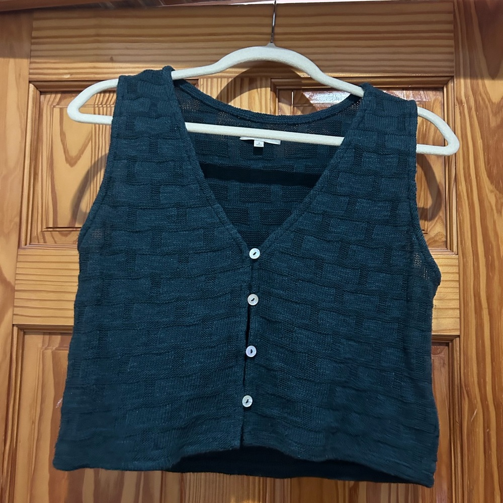 Madewell Deep Teal Knit Top